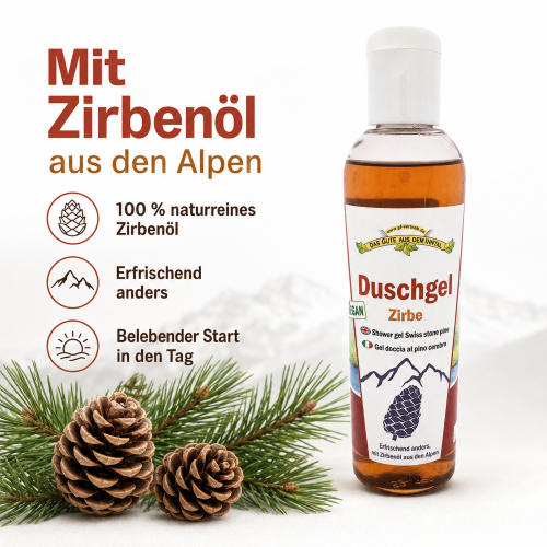 Preview: Duschgel Zirbe 250 ml