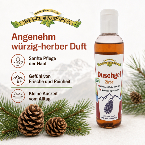 Preview: Duschgel Zirbe 250 ml