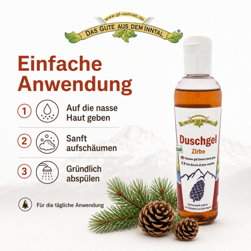 Duschgel Zirbe 250 ml