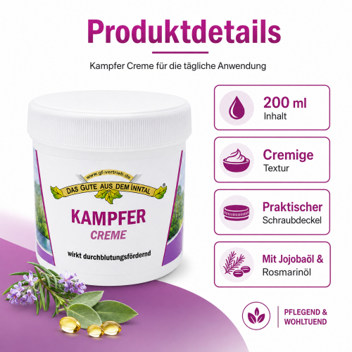 Kampfer Creme 200 ml