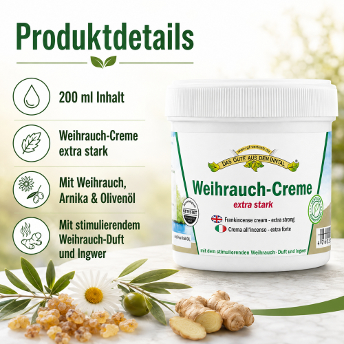 Weihrauch-Creme extra stark 200 ml