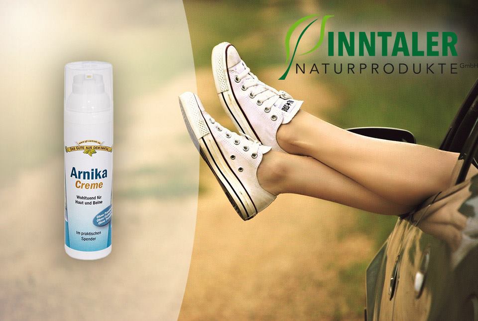 Arnika Creme 75 Ml Im Spender – Pflegt Haut & Beine – Mit Olivenöl, Jojobaöl & Kamille