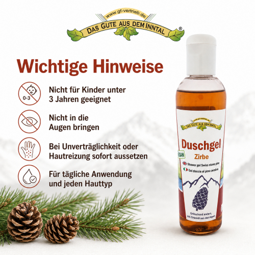 Duschgel Zirbe 250 ml